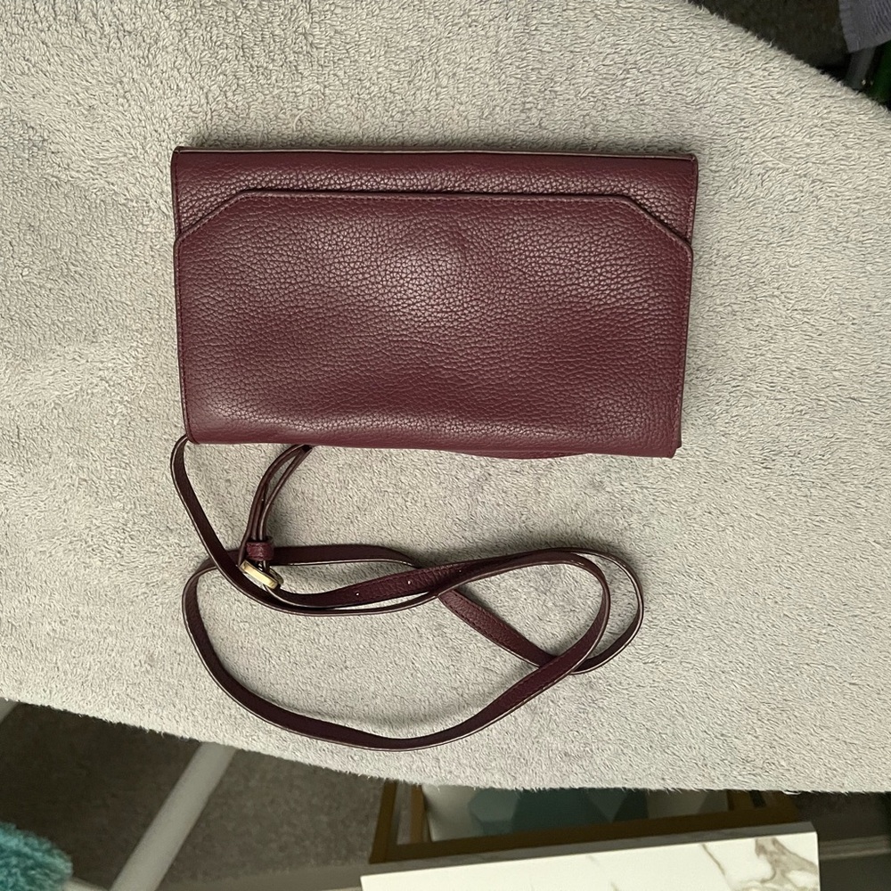 Chic Maroon Crossbody Bag